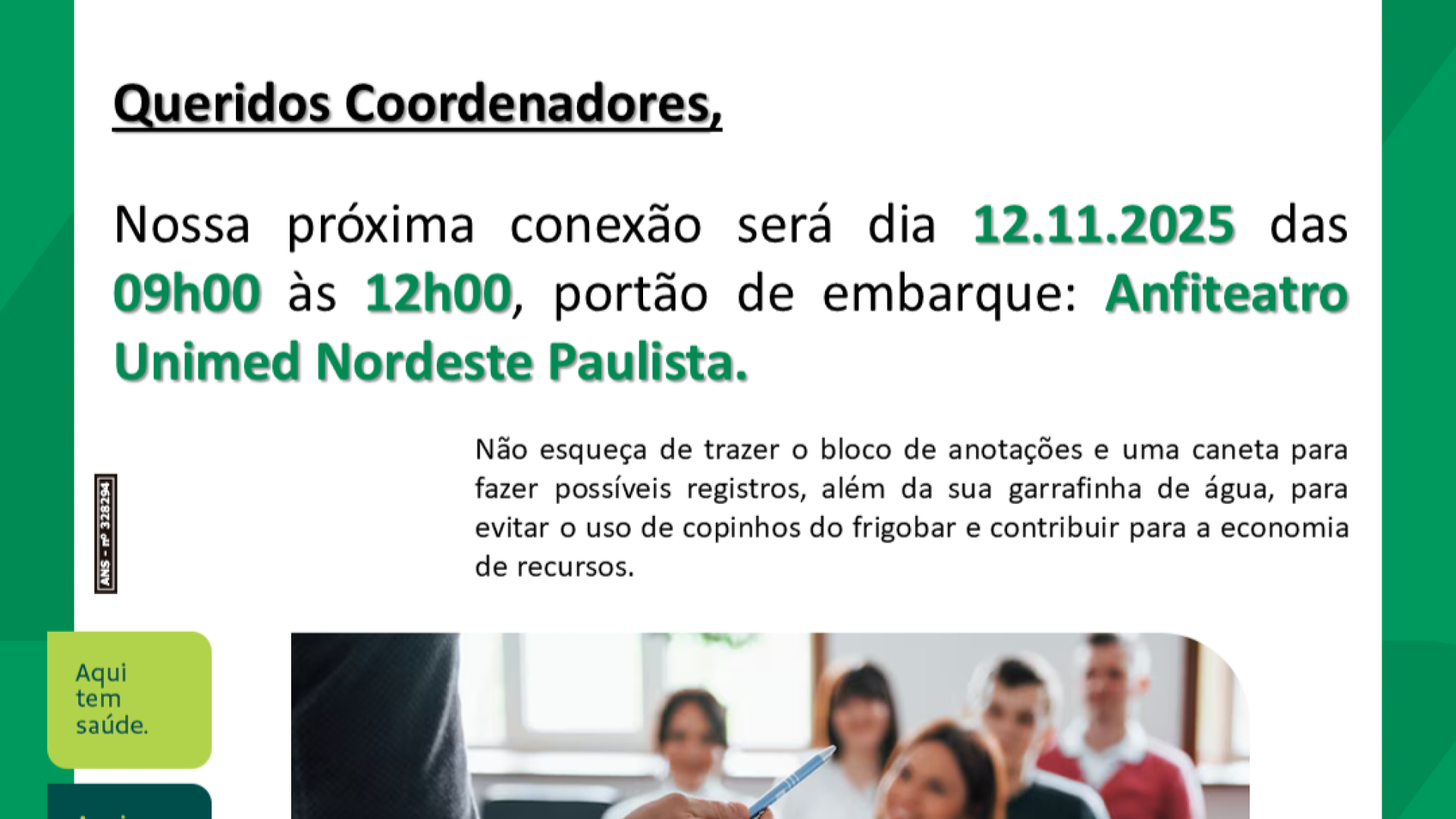 6ª Capacitação de Coordenadores 