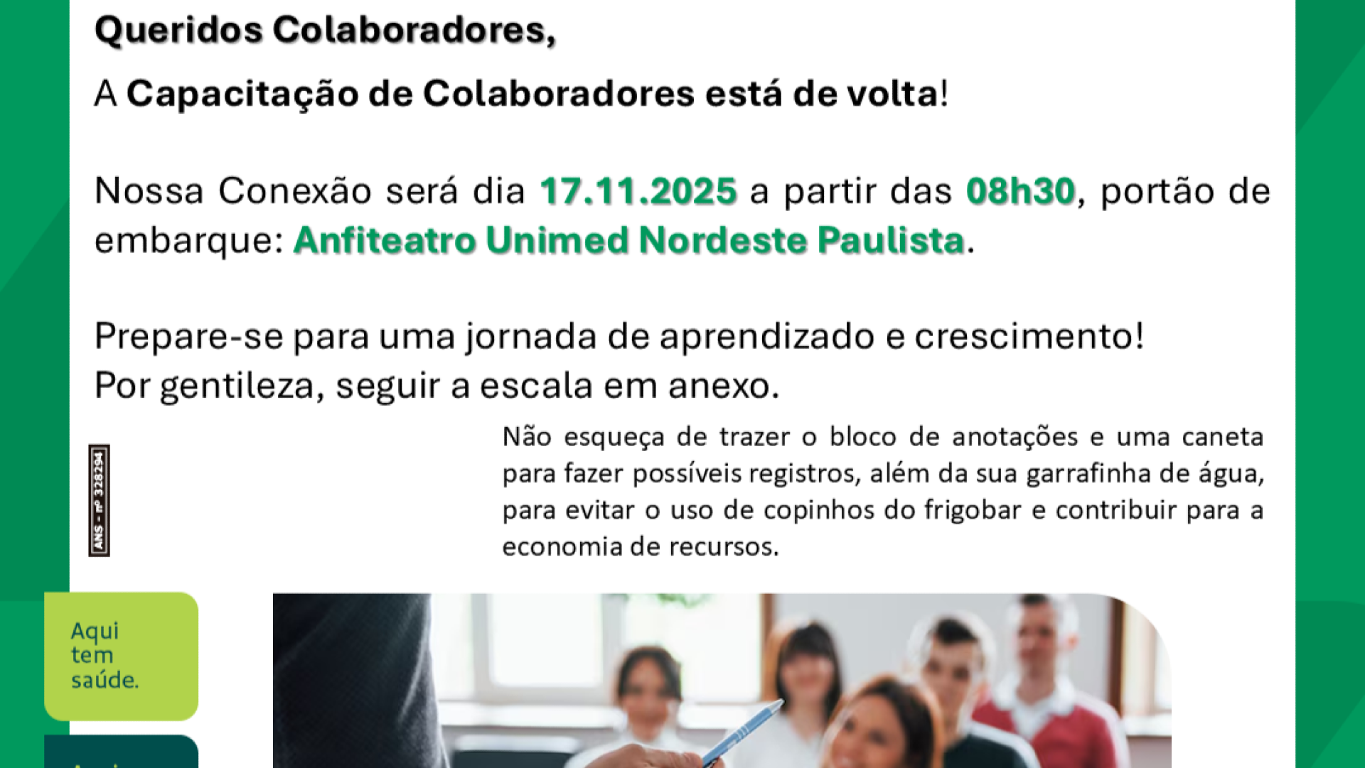 3ª Capacitação de Colaboradores 